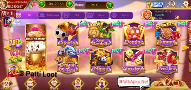 3 Patti Loot Games Collection