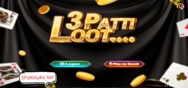 3 Patti Loot Login Screen