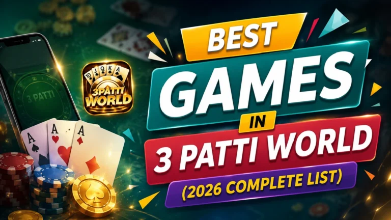 Best Games in 3 Patti World